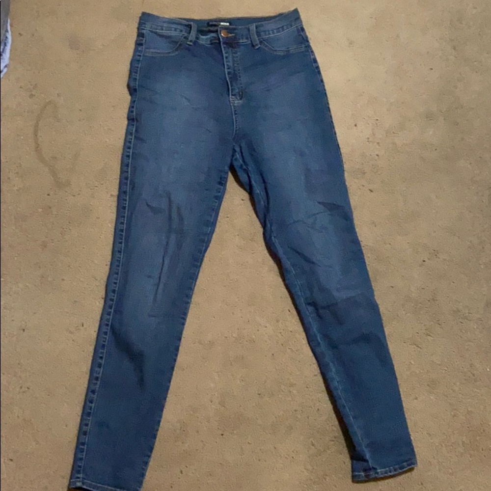 Luxe high waisted skinny jeans